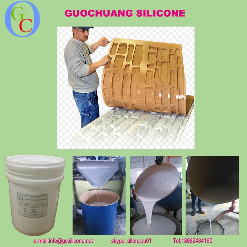 Rtv-2 силиконовая резина для конкретных штампованных плесень