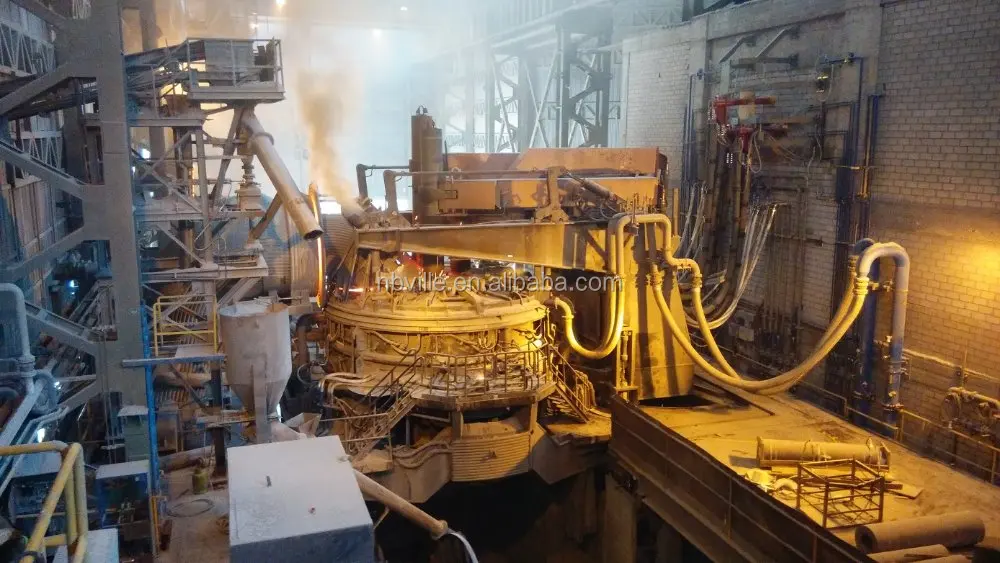 
 Электродуговая печь типа EBT 100T, дугоплавильная печь, промышленная печь  