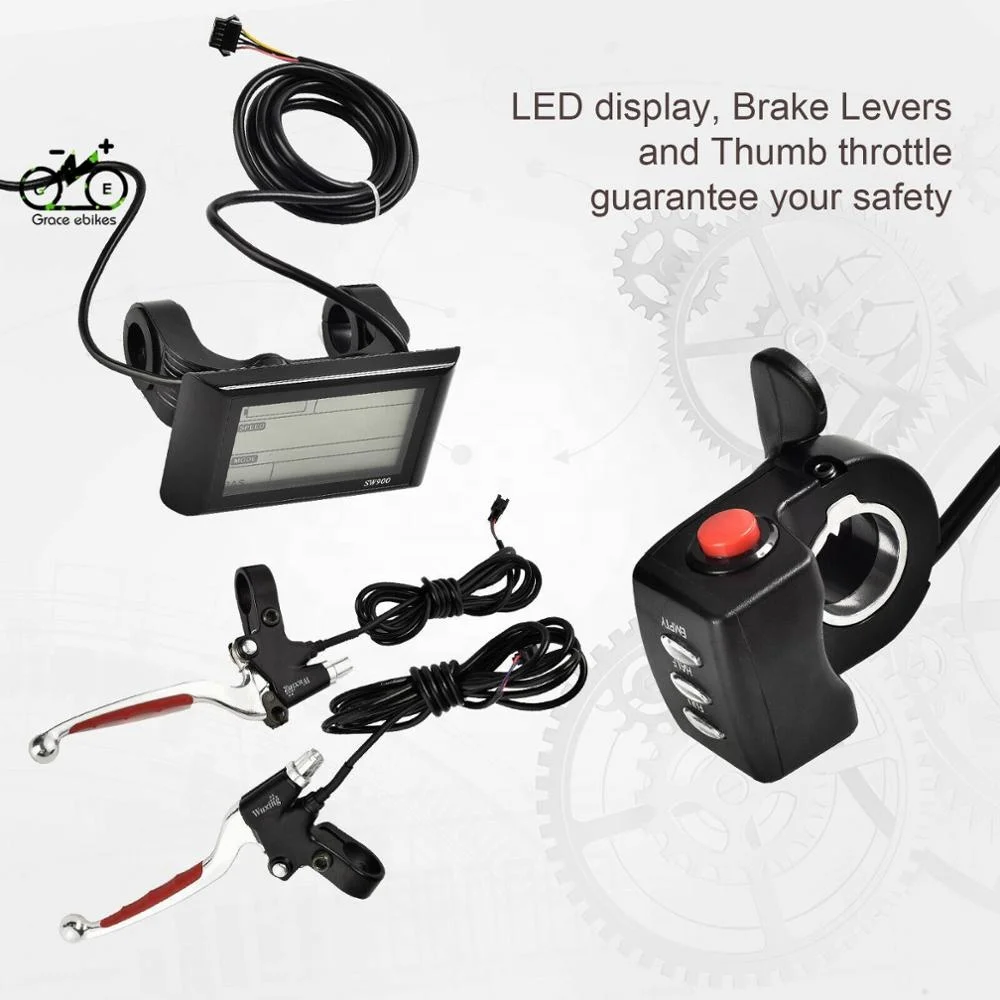 48v 52v 72v 1000w 1500w 2000w 3000w  Electric Bike Kit 1000w with Battery Option Brushless Hub Motor Ebike Conversion Kit