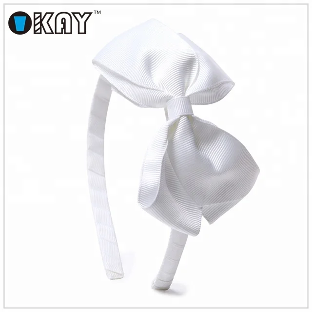 Ribbon bow kids hairband flower headband for hair accessories