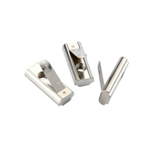 Factory Non Standard Square T nut With Spring Leaf For  Aluminum Profile Spring Nut 30