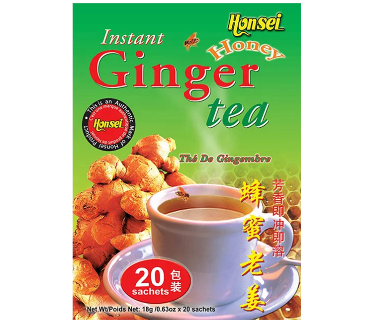 Singapore Supplier Honsei Blended Instant Ginger Tea With Honey