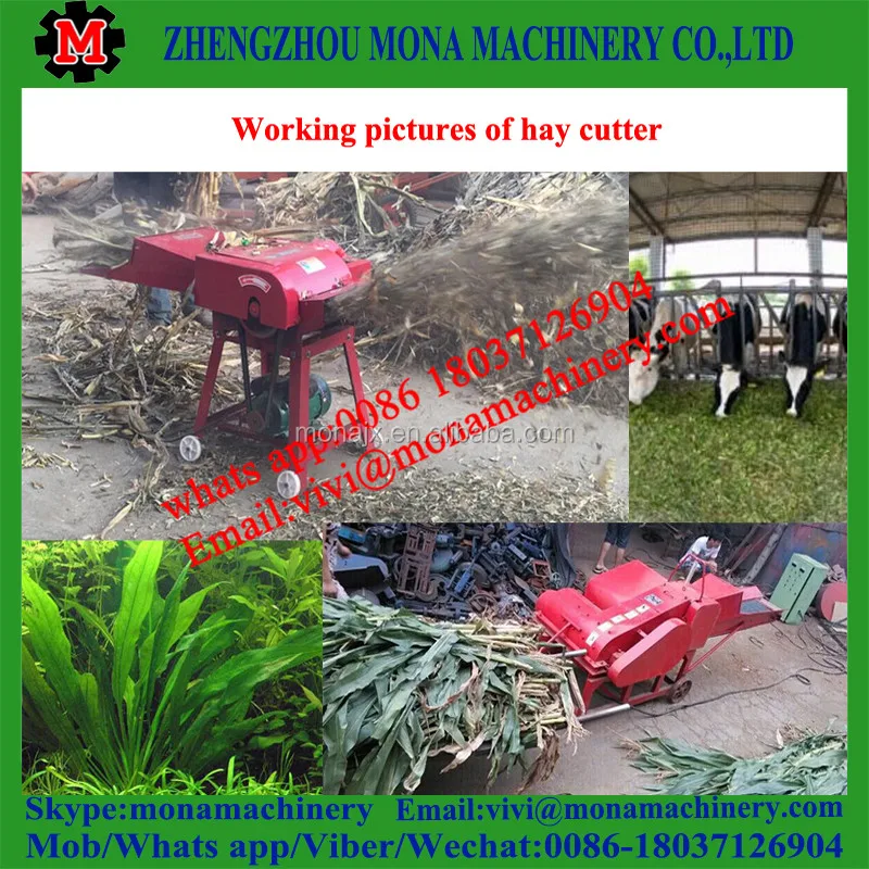 Multifunctional Hay Grass Straw Chaff Cutter Diesel Powdered High Speed Animal Feed Chaff Cutter Rice Straw Chaff Cutter For Fa