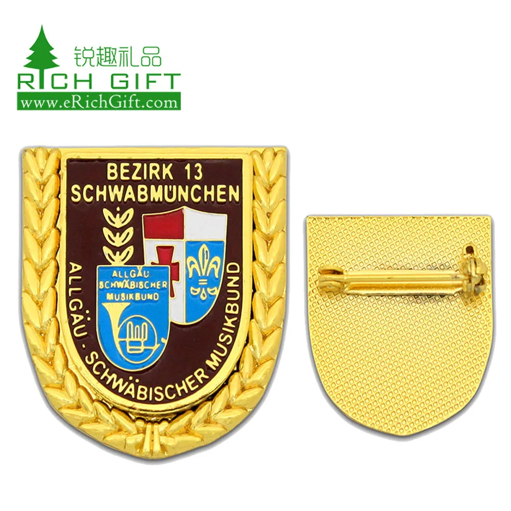 Custom rhinestone mexico butterfly closure camera enamel slider rotari gold ribbon lapel pin crown blanks for crafts no minimum