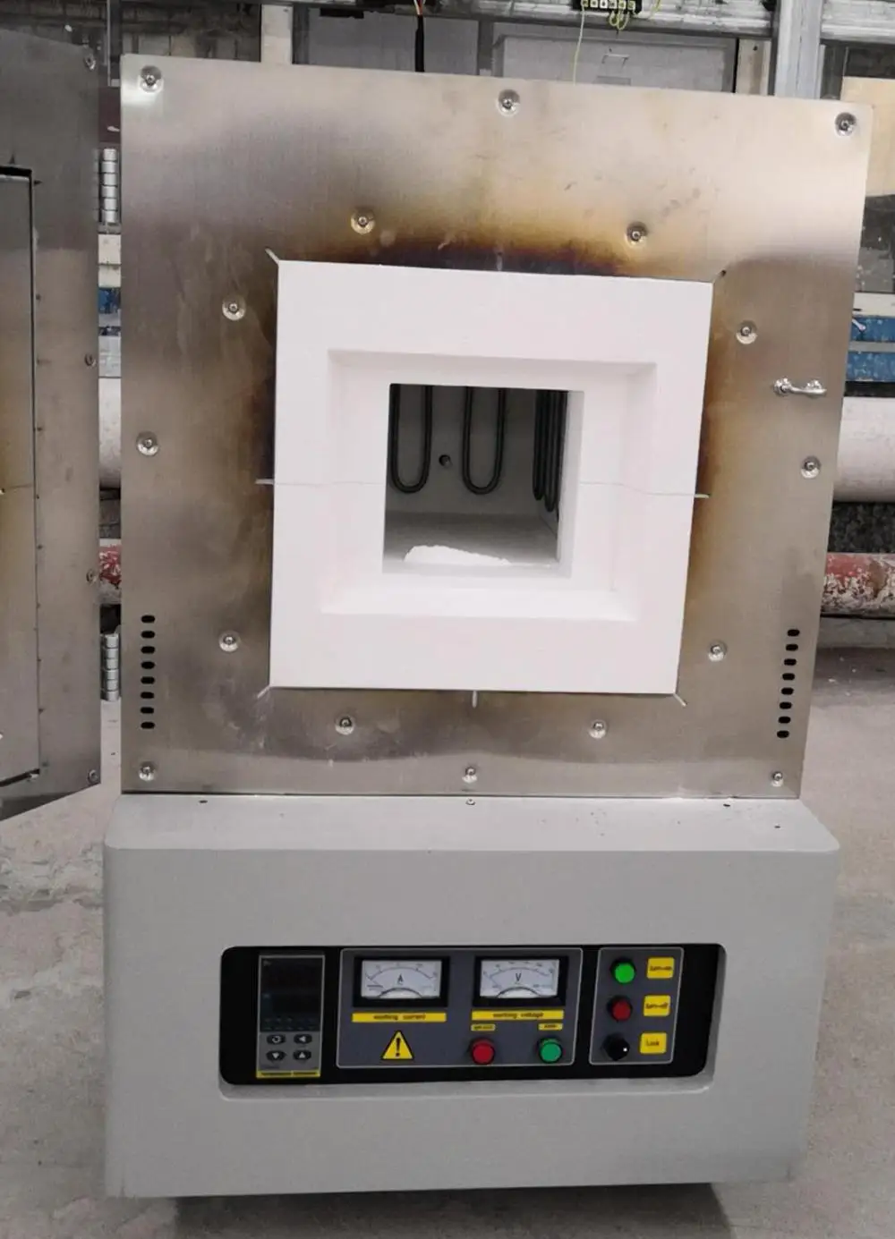 1750 Degree Operating Laboratory Sintering Muffle Furnace For Ceramic Zirconia Gem Nano Materials Heat Treatment