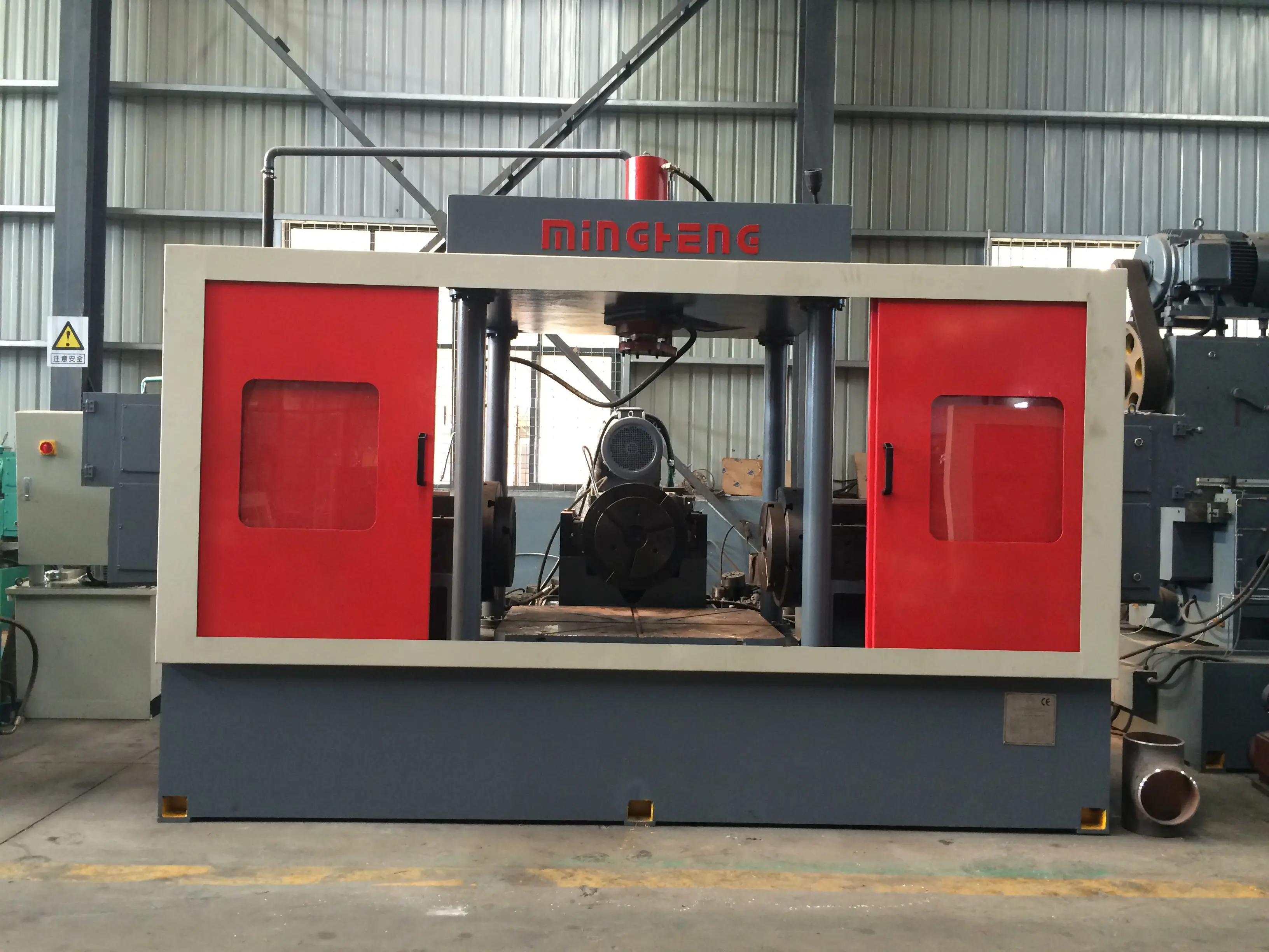 
stainless steel hydraulic tee beveling machine for tee ends chamfering 