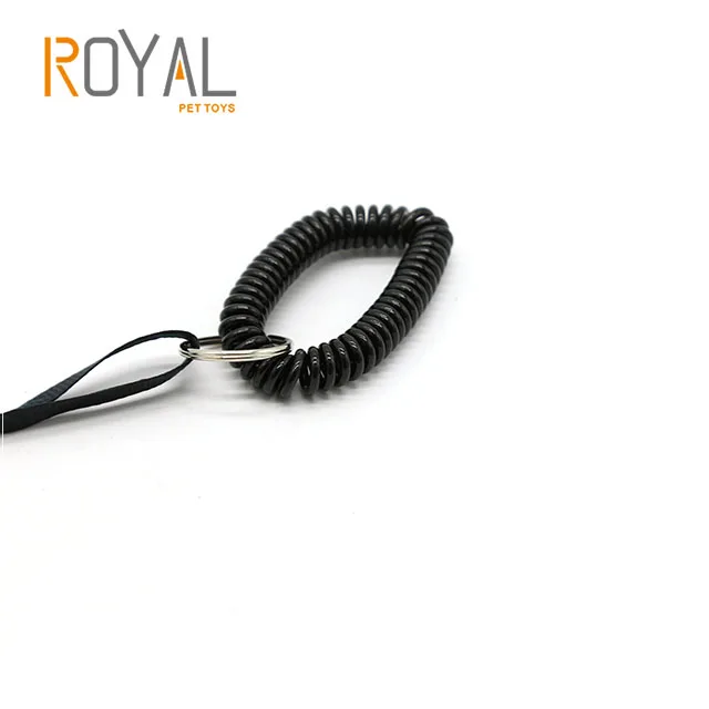 In Stock Eco-Friendly Pet Clicker Wrist Strap Antenna ABS Plastic Dog Paw Training Accessories