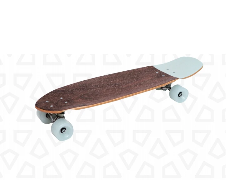 Mini Cruiser Canadian Maple and Black Walnut Cruising Wood Skateboard 28 inches Pro Skate Board AQ2106