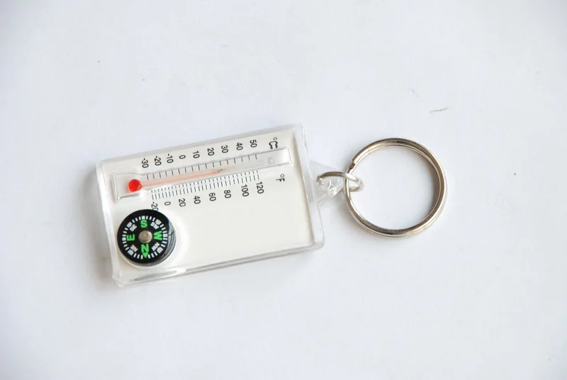 keychain compass thermometer,digital altimeter compass barometer thermometer