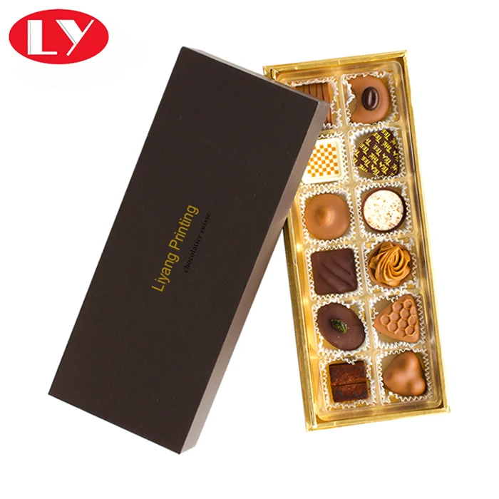 Gift Paper 12 Chocolates Box with Divider