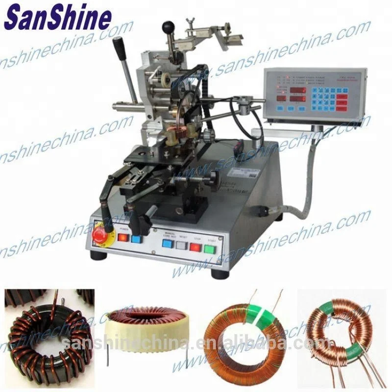 Automatic power transformer toroid coil winding machine(SS900B6 series final coil OD 10~80mm) replace JVOIL toroidal winder