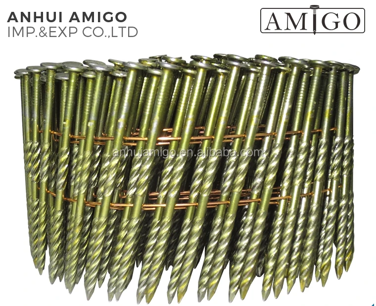 wooden pallets nail in coil suitable for hilti nail gun