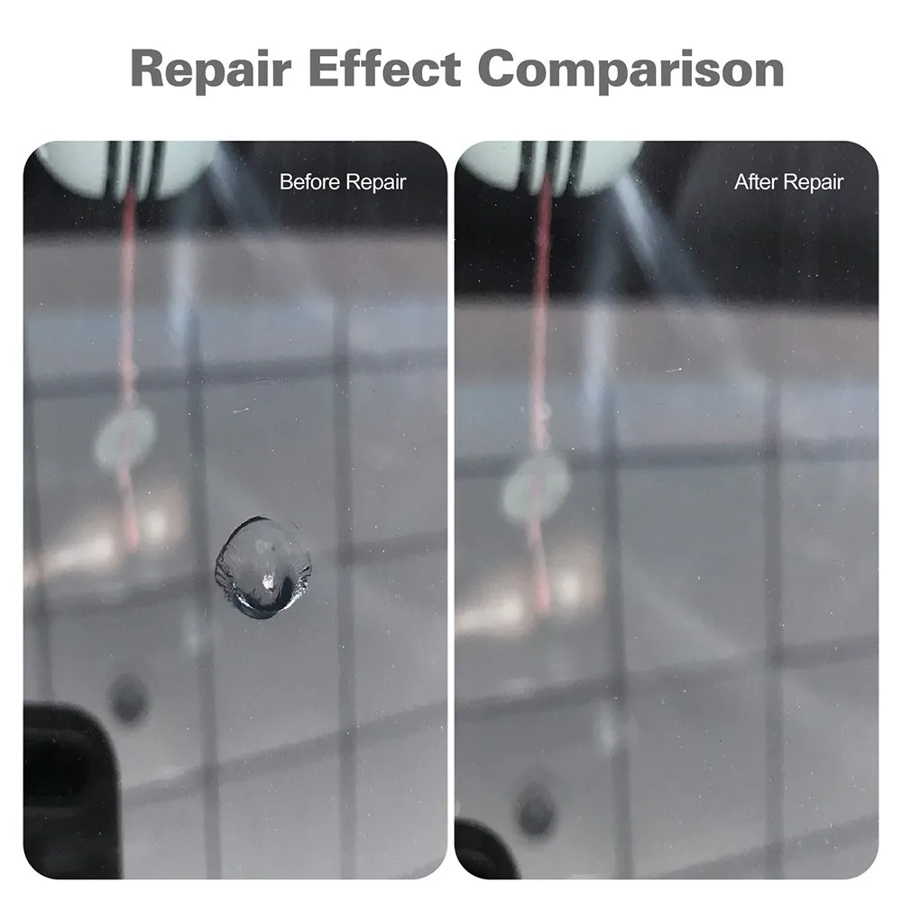 Super PDR tools broken glass repair No drilling AI automotive glass repair systems 3-10 mins done car glass repair kit