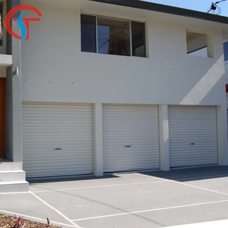 Motorized electric roller down shutter door,Remote electric roll down gate,Galvanized-steel electric roll down door