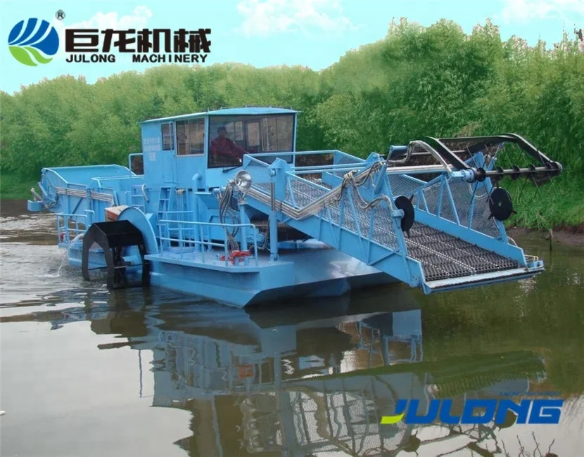 Julong Water harvest machine/ aquatic weed harvester for sale