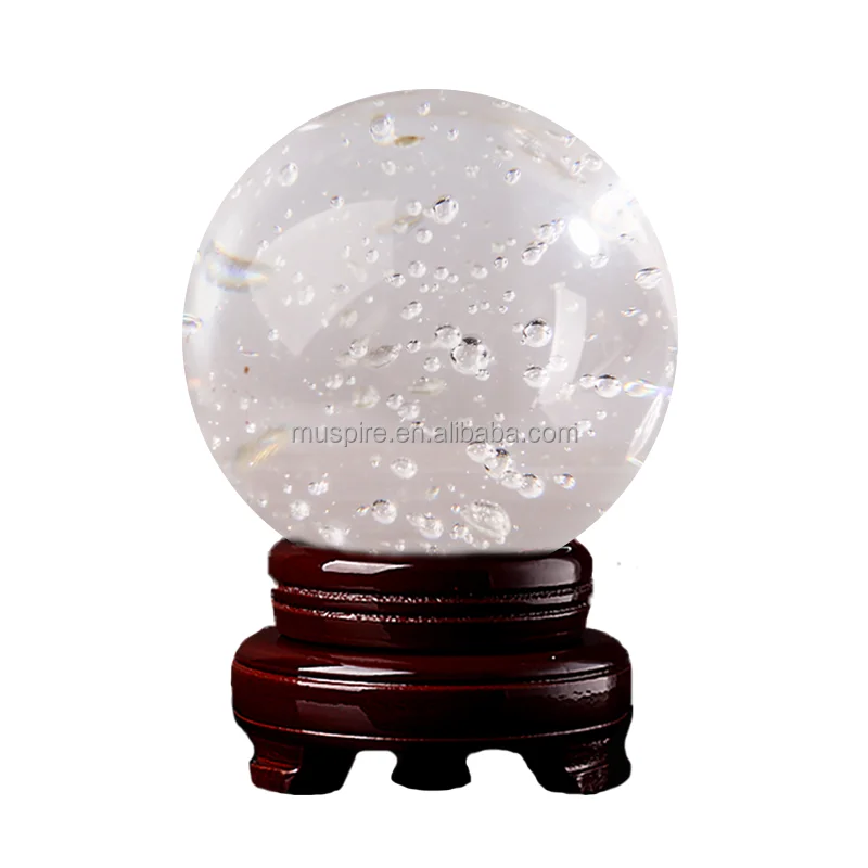 
Factory 10CM Clear solid glass balls Crystal Sphere & Globe 