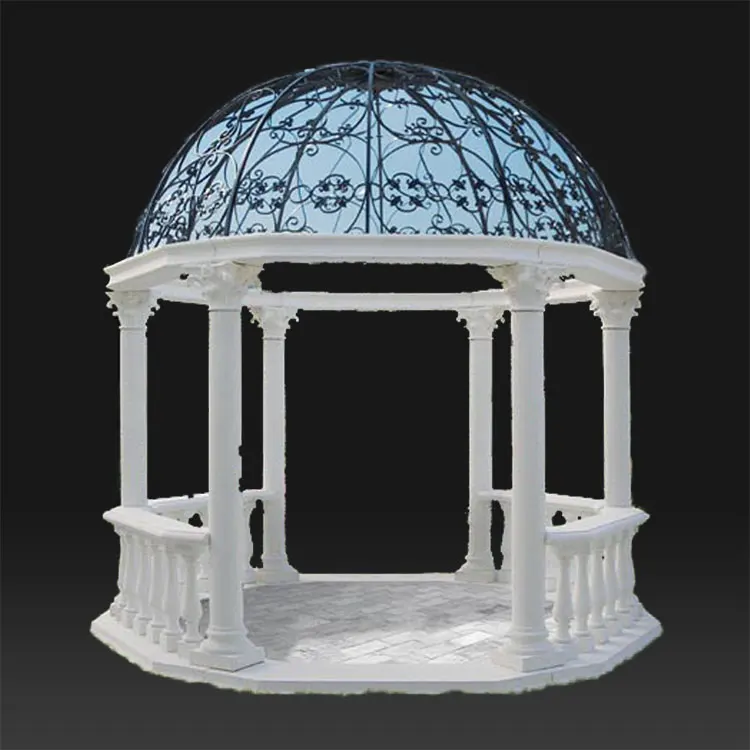 Large garden stone statues stone carving marble gazebo