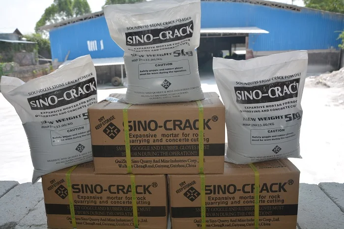 Expansive Demolition Agent Rock Cracking Chemical Expansive Mortar  Demolition Agent