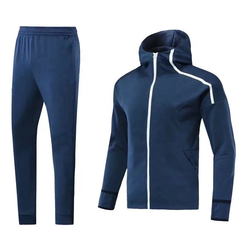 Top Quality Football Jacket Suit Coat Soccer Man Hoodies Jacket