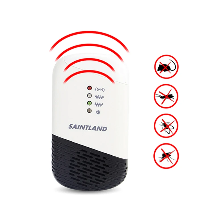Oem Ultrasonic Powered Pest Repeller Mosquito Mouse Insect Expeller Repellent