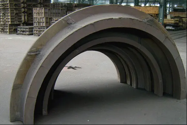 бросание песка турбинный части больших стальных литейных песка