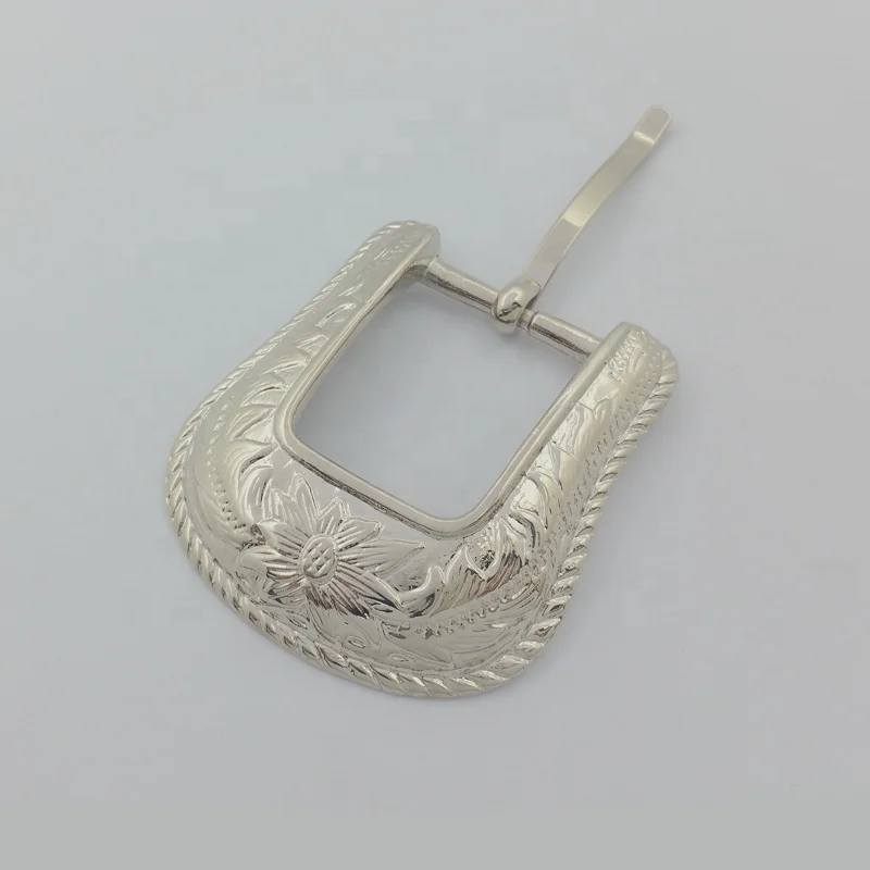 wholesales zinc alloy western 3 pieces buckle sets manufacturer
