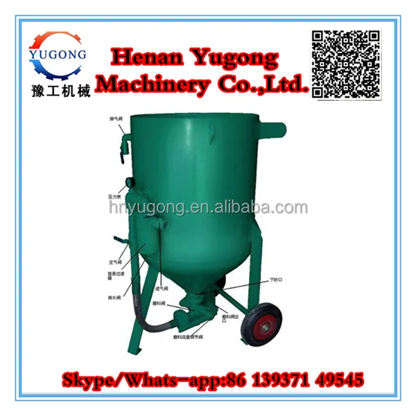 Type Automatic Manual Movement Wet Dry Pneumatic Sandblasting Machine Sandblasting