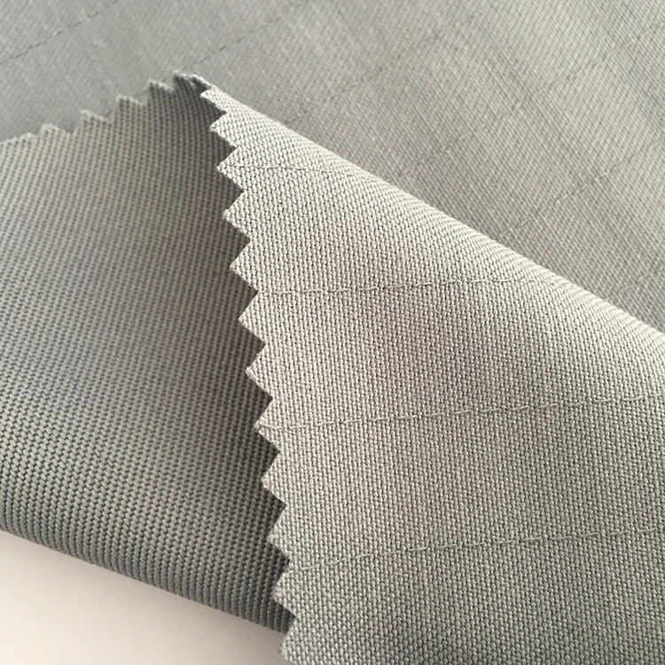 98% полиэстер 2% проводящее волокно TC саржа ткань для школы равномерное вырезать куски