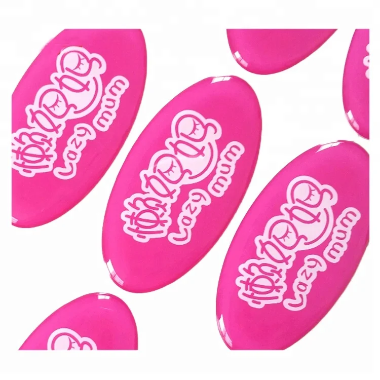 Custom Sticker Dome Resin Label Crystal Epoxy Resin Sticker Logo 3D Waterproof Adhesive Sticker
