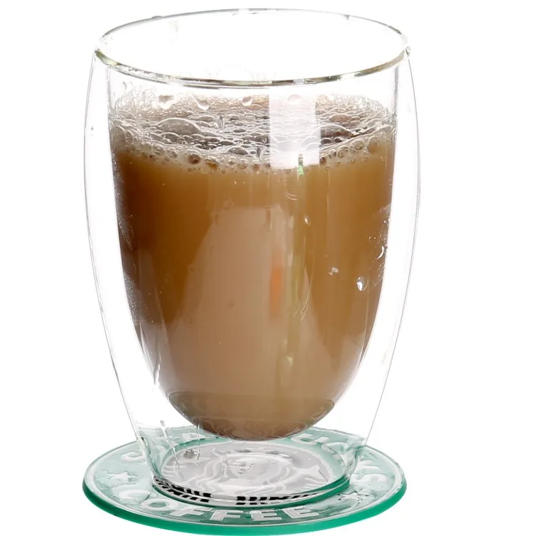 JHROC06 80 мл 250 мл 350 мл 450 мл профессиональная поставка изолированный боросиликат эспрессо капучино кофе или чая кружки