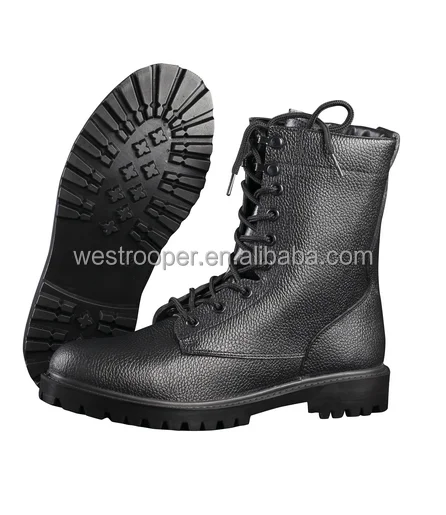 WESTROOPER RESPONSE  BLACK  LEATHER BOOTS
