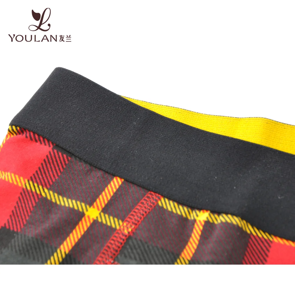 Wholesale Cotton Custom High Waist Men Boxer Underwear