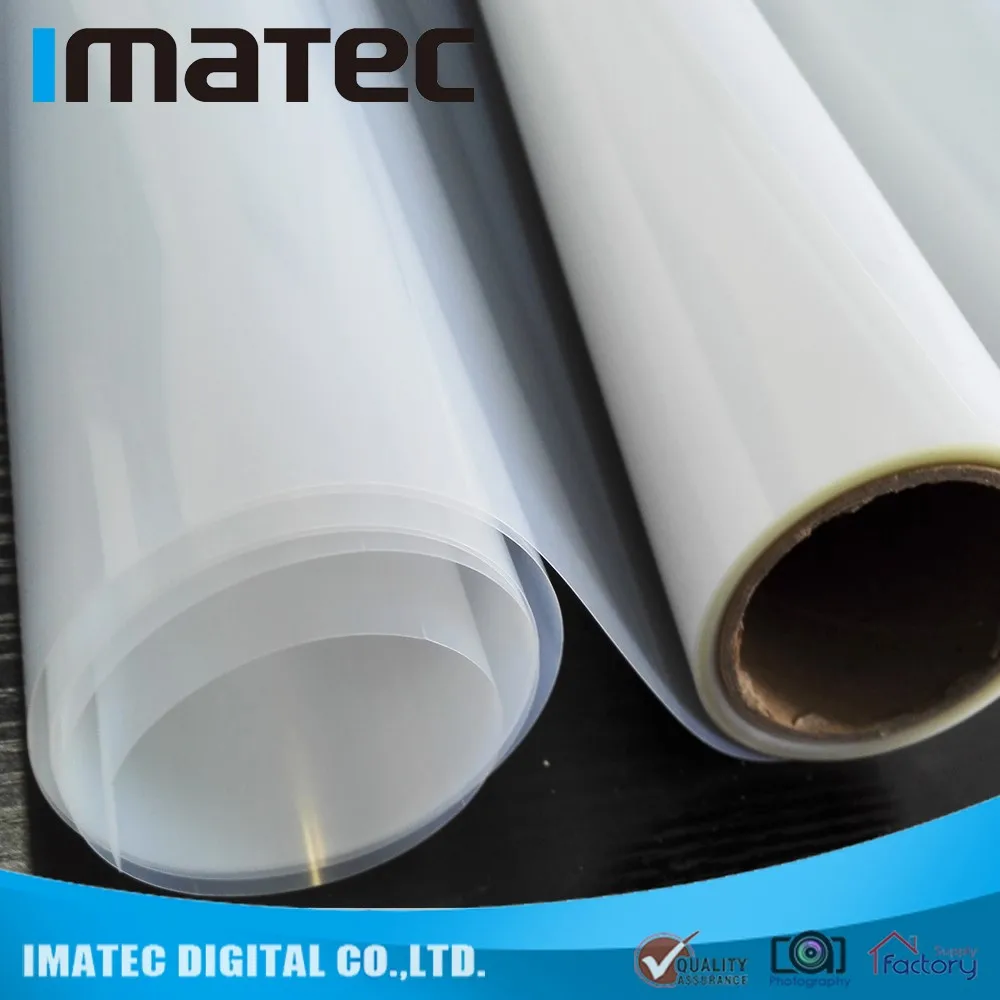 Translucent Waterproof Inkjet Film for Silk Screen Printing 100 micron PET Film