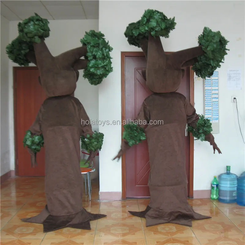 HOLA palm tree costume/tree mascot costume for adult