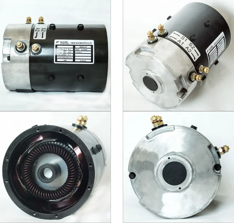 High Quality 4KW 48V DC Series Motor For Electric Car ZQ48-4.0-C