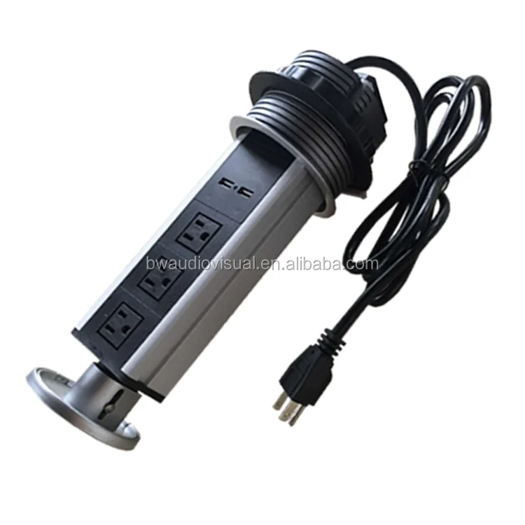 Electrical equipment table set desktop socket/pop up tabletop socket box SASO approved