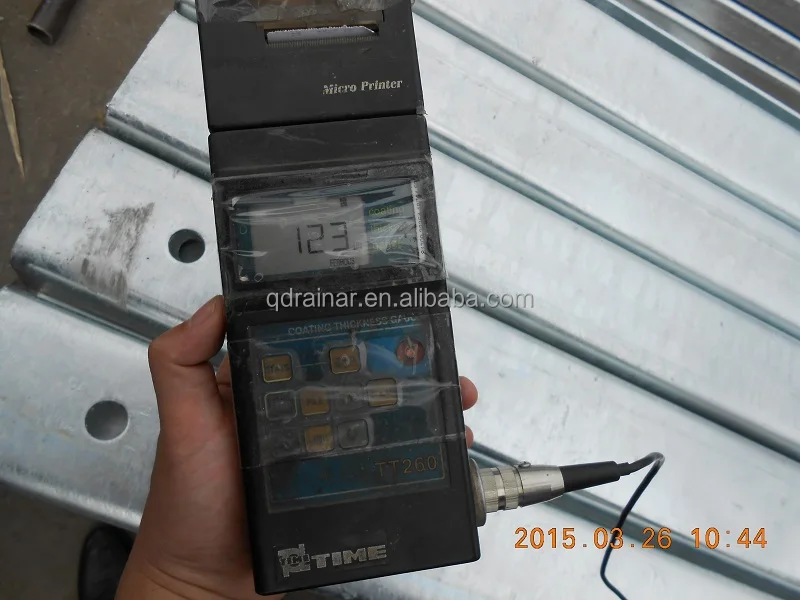 1700mm 1900mm length U shape Guardrail post for safety barrier