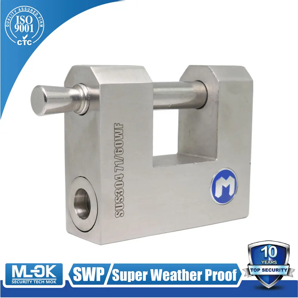 MOK Type Rectangle Padlocks, One Key Open All Locks ,keyed alike padlocks