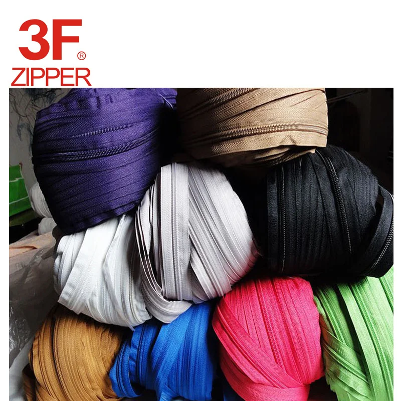 #3 #5 #7#8 #10 nylon long chain zipper in rolls