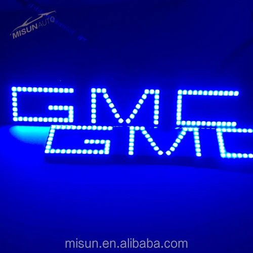 led halo ring GMC emblem light waterproof angel eyes truck front light