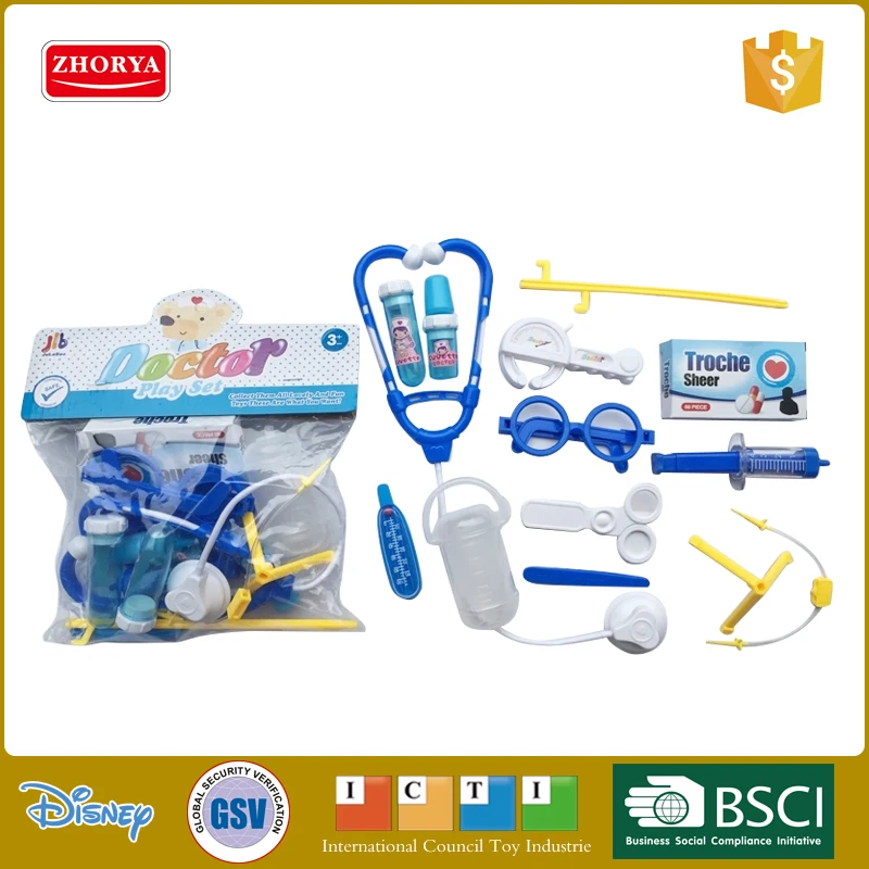 Kids realistic pretend play educational toys doctor play set toy