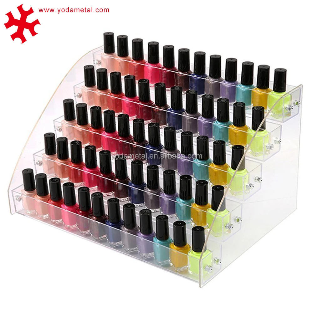 
5 уровней акриловый лак для ногтей лак стойка дисплея счетчика эфирных масел стеллаж для выставки товаров 