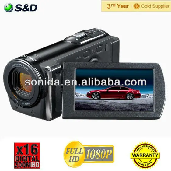 Hdv-601p горячая распродажа! 1080 P 3.0 TFT жк-дисплей цифровая видеокамера