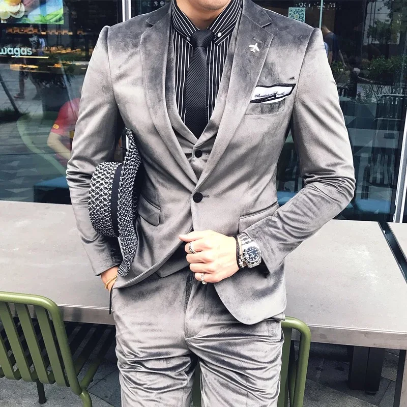 MTM made to measure Bespoke handmade Slim Fit Modern Design Classic Business Casual Modern custom Wedding Suit For Men