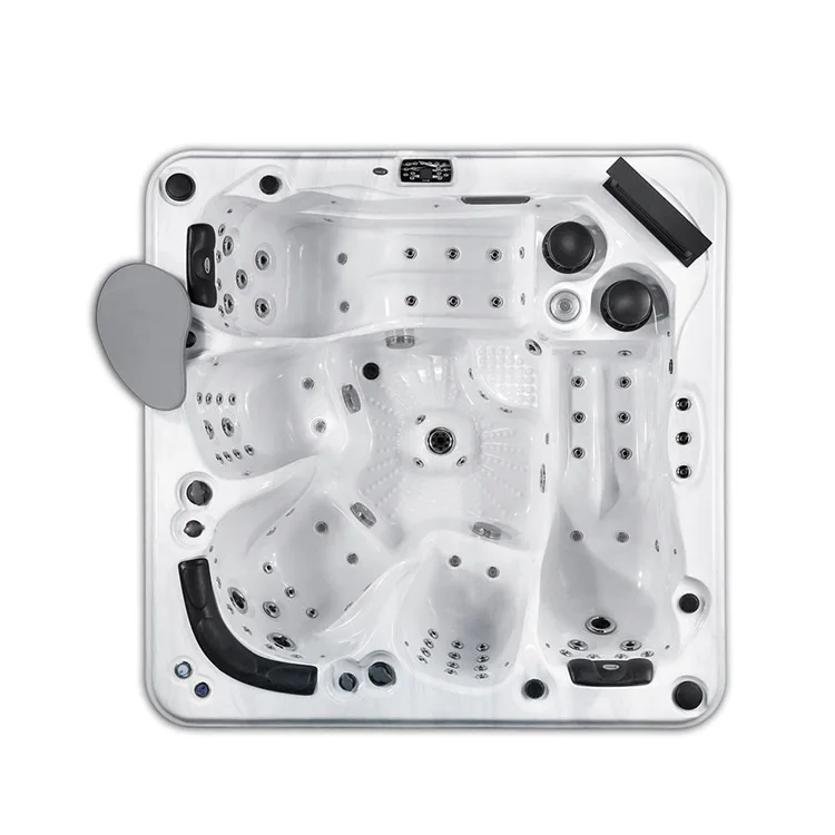 Sunrans luxurious acrylic outdoor spa air whirlpool hydro hot tub for 5 people