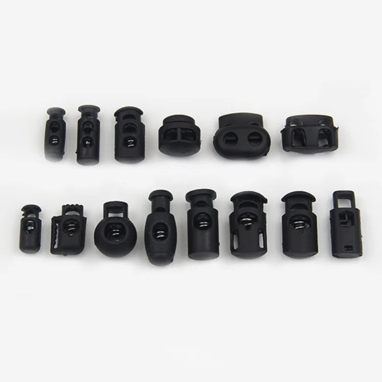 Красивый белый черный эластичный шнур, Пластиковая Пробка для сумки, чемодана, одежды