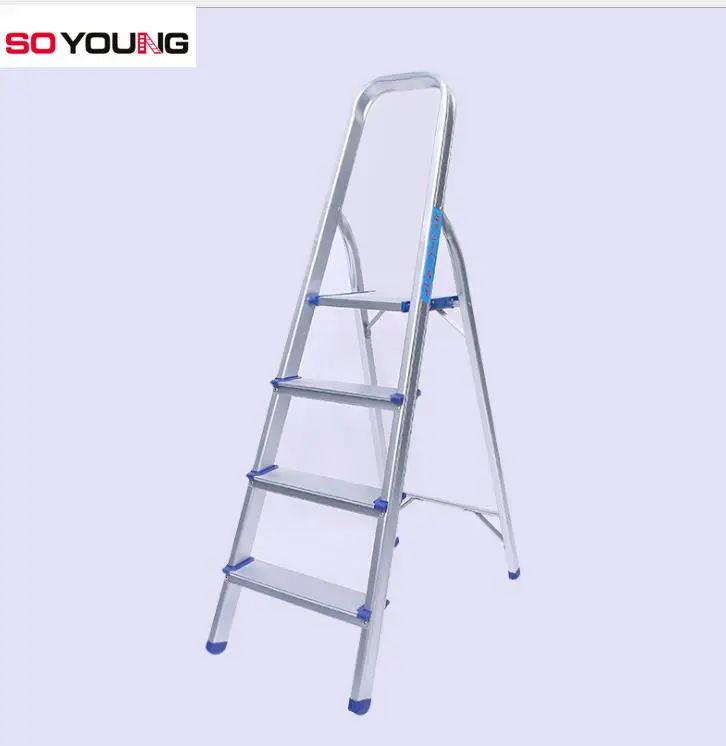 Portable Aluminium Folding 4 Step Household  Ladder