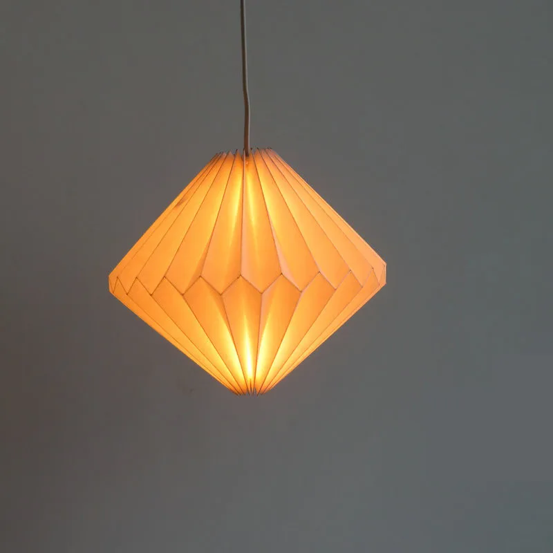 Simple Elegant Chinese Paper Lantern With Light Hanging Flower Paper Lantern