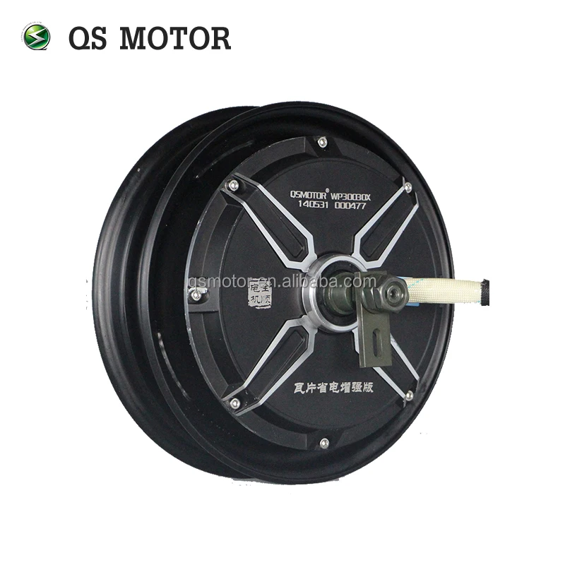 Superb Quality Top Selling QSMOTOR 3000w 205 V2 50H 10inch dc brushless scooter hub motor with CE electric hub motor for scooter