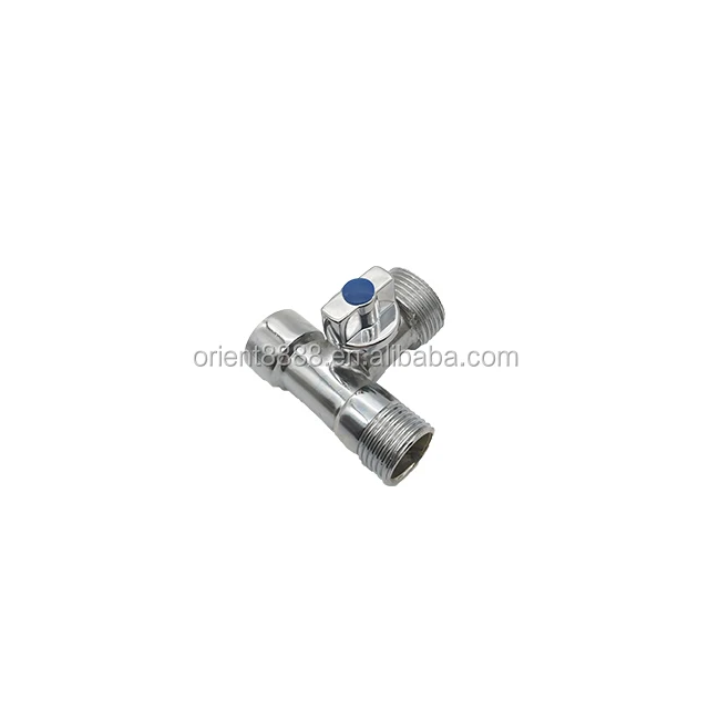 
Bathroom hardware filling valve accessories square triangle brass plate core angle valve brass angle valve 